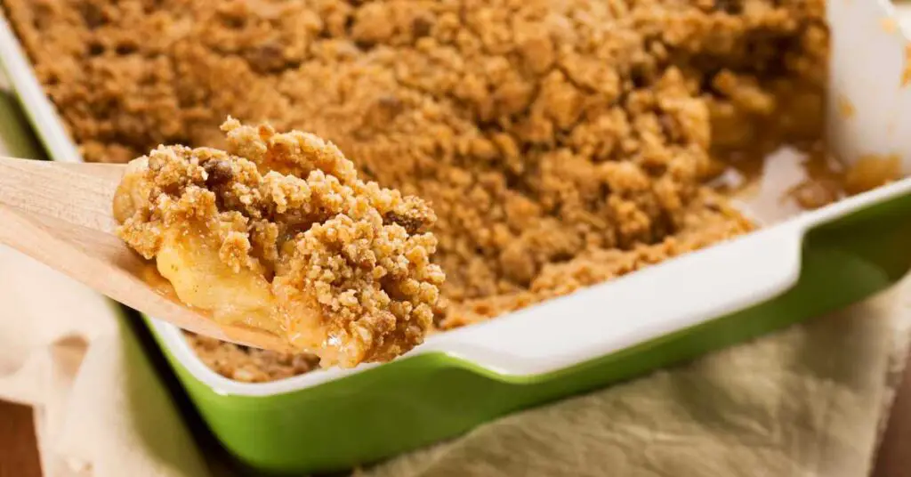 Easy Apple Crisp Oatmeal Topping Recipe