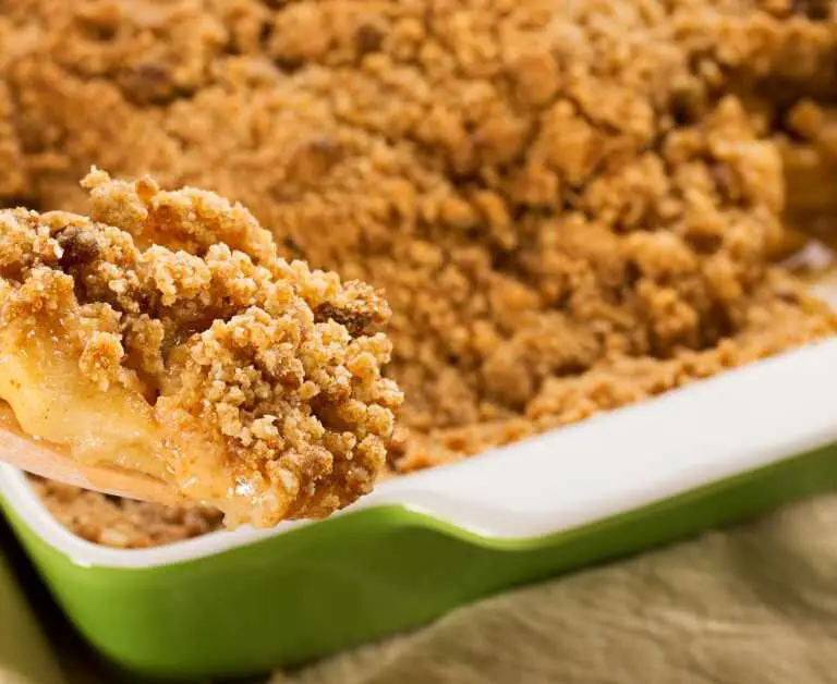 Easy Apple Crisp Oatmeal Topping Recipe