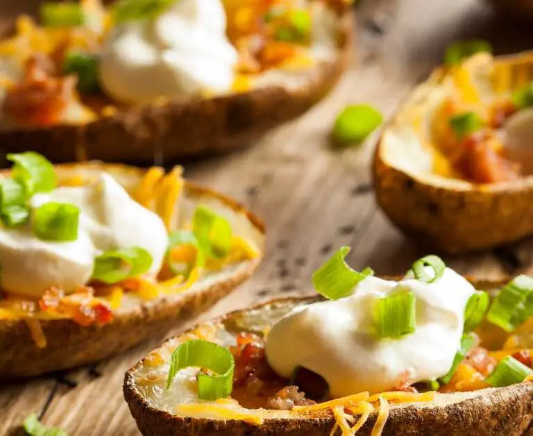 Loaded Baked Potato Skins Recipe