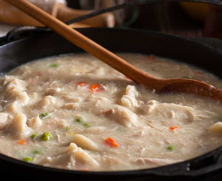homemade southern chicken and dumplings recipe