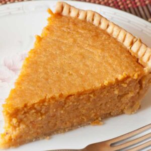 Sweet potato pie is a popular dessert that is made with a filling of mashed locally grown sweet potatoes, sugar, and spices, and is baked in a pie crust. It is often served around the holidays, particularly Thanksgiving, and is enjoyed for its sweet and mellow flavor and creamy texture. Sweet potato pie is often served with whipped cream or a sprinkle of cinnamon on top, and is a beloved treat in Maryland.